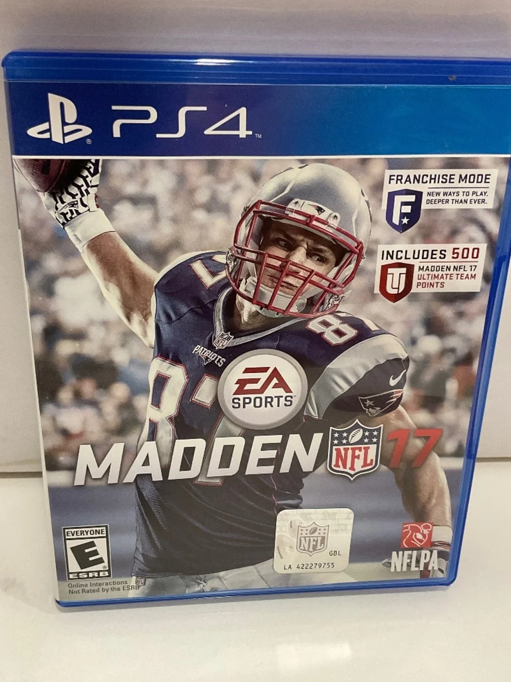 SONY PS4 Game Madden 17. Rob Gronkowski. Pre Owned